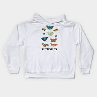 I Feel Butterflies in my Stomach Kids Hoodie